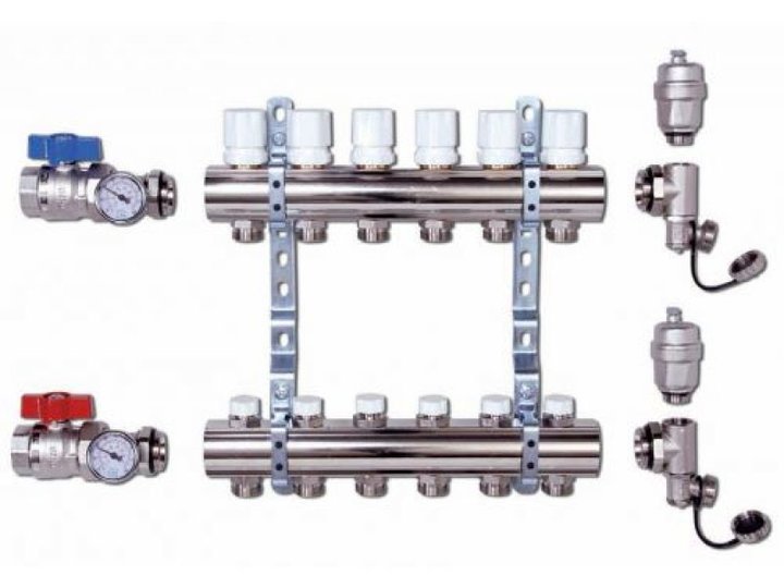 Vieir коллектор теплого пола 5 контуров
